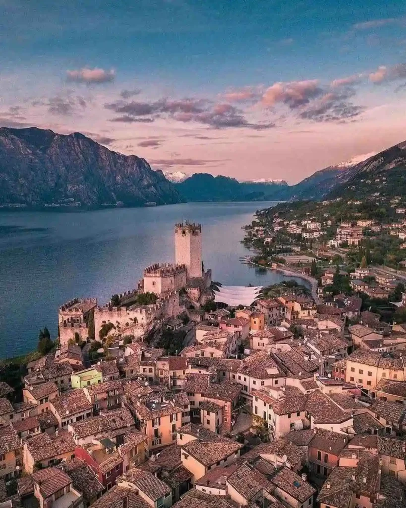 Lake Garda Aerial View