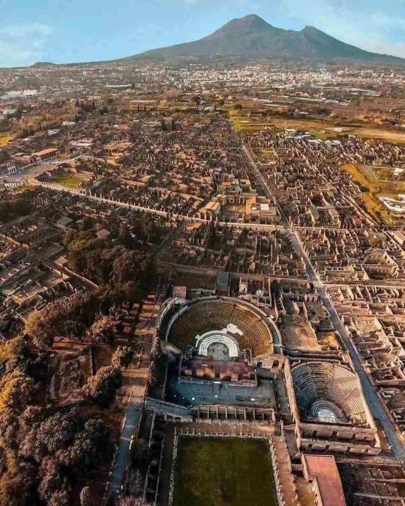 Pompei Aerial View