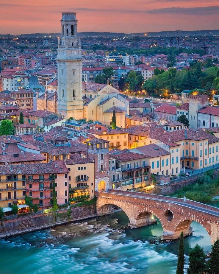 Verona City Night View